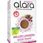ALARA Linhaça Castanha Moída e Açaí Sem Glúten Bio 450g