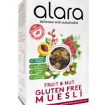ALARA MUESLI COM FRUTAS E NOZES, SEM GLÚTEN 475g
