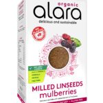 ALARA Linhaça Castanha Moída e Amoras Brancas Sem Glúten Bio 500g