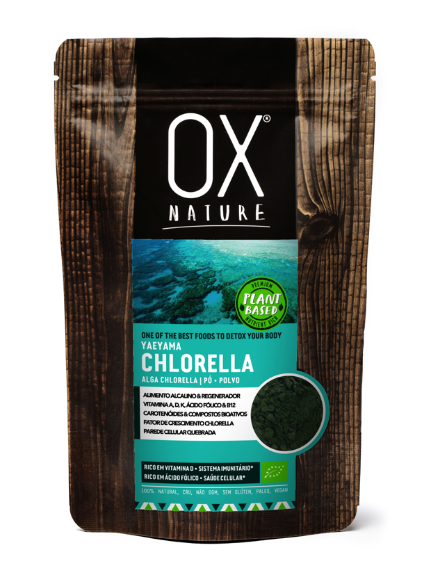 5600309891221_OX Nature_Chlorella Yaeyama em Pó 70g_100% Natural