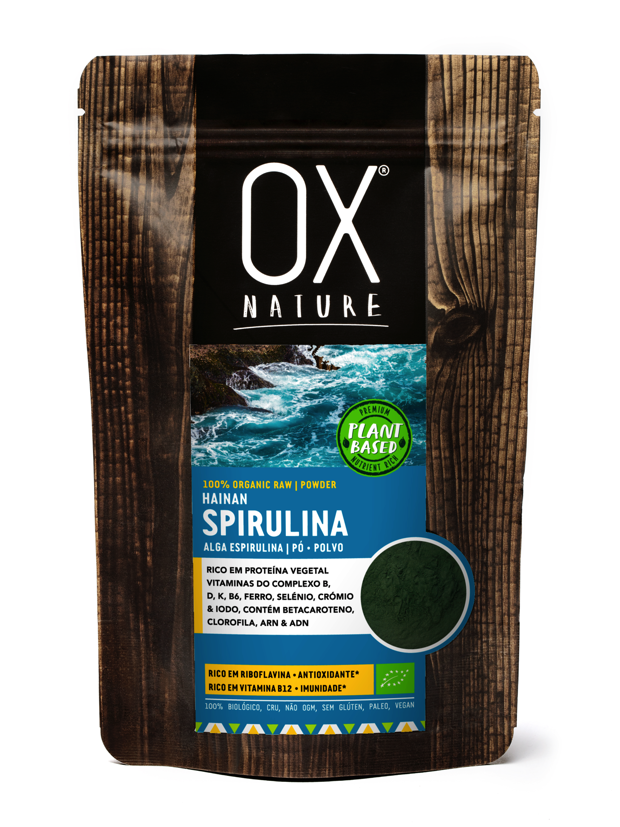 5600309892211_OX Nature_Spirulina Hainan em Pó 125g_Bio