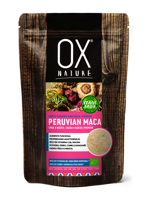 5600309892266_OX Nature_Maca Peruana 4 Raízes Crua em Pó 100g_Bio