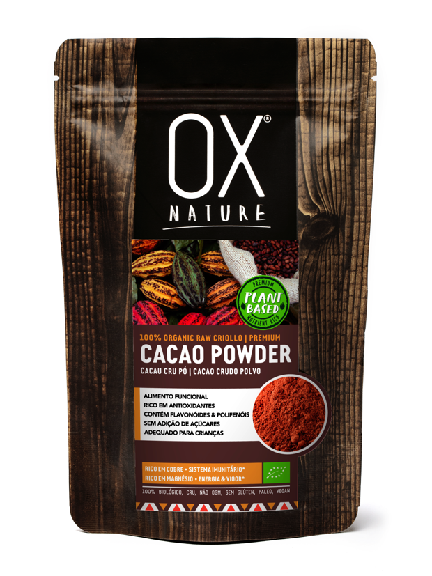 5600309892297_OX Nature_Cacau Criollo Cru em Pó 125g_Bio & Comércio Justo_Prémio Great Taste 2018