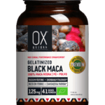OX MACA NEGRA PERUANA GELATINIZADA EM PÓ, COMÉRCIO JUSTO, BIO 125g